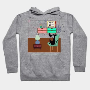 Retro Cat TV Hoodie